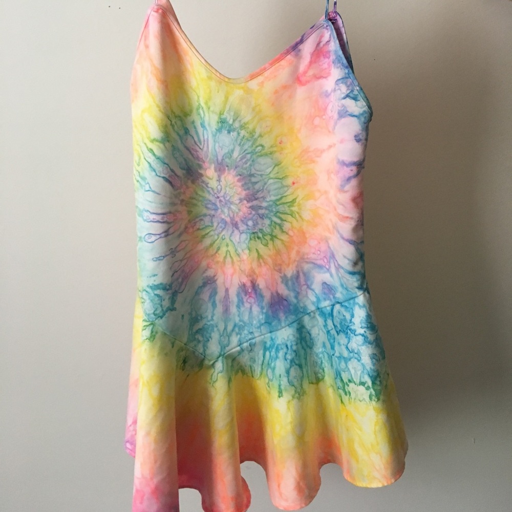 UNIF Charmuse tie dye dress size S